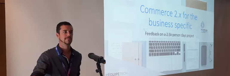 Conférence Commerce 2.x pour les besoins métiers - Fabien Clément