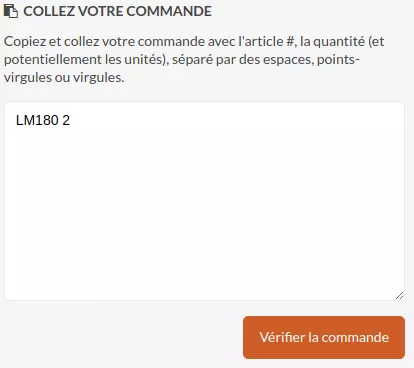 Ecommerce B2B commande reassort simplifiée