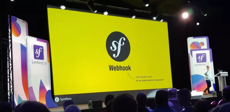 Présentation Symfony Con 2022 par Fabien Potencier - Webhooks