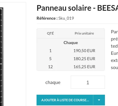 Grille tarifaire ecommerce btob orocommerce iloofo