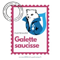 Timbre partenaire galette saucisse