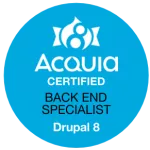 Certification Spécialiste Back-end Drupal 8 par Acquia