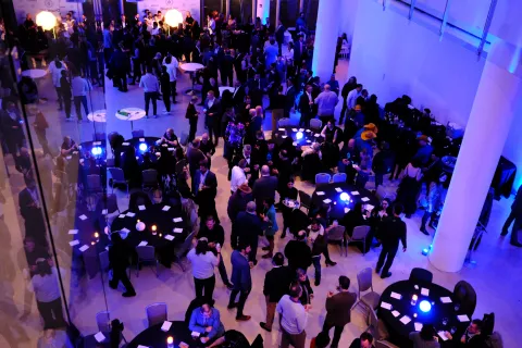 Convives lors de la célébrations des 25 ans de Drupal